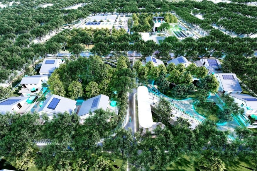 A past MIT rendering on the future of American suburbs.